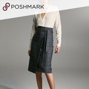 Aritzia Karl Wool Cashmere Skirt